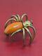 1930s Art Deco Bakelite Spider Pin