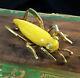 1940's Bakelite Grasshopper Pin Vintage Jewlery Piece with Brass Plated Body