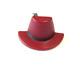 BKL350 Vintage Bakelite red Pilgrim hat Brooch