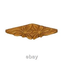 Bakelite Vintage Carved Butterscotch Brooch Detailed Flower Design 3 Hawaiian