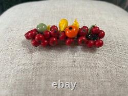 Bakelite brooch vintage. 2.5 wide x 1. Good condition