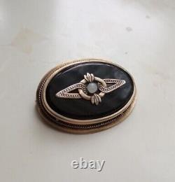Brooch Vintage USSR Rare Pins Silver 875 Proof