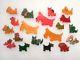 FABULOUS COLLECTION of 19 Vintage CARVED BAKELITE DOG PINS Pin LOT