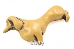 Fabulous Martha Sleeper Book Piece Bakelite Dachshund Dog Pin Brooch