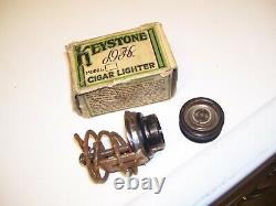 Original 1920 s- 1930s Vintage nos Keystone cigar auto Lighter Ford chevy gm