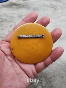 Rare Early Figural Bakelite HAT Pin Brooch Collectable Piece