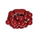 VTG Cherry Red Bakelite 12 Dangling Cherries Brooch Pin Simichrome Tested