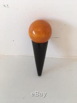 Vintage Bakelite Ice Cream Cone Pin Brooch