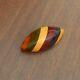 Vintage Bakelite Multi-Color High Oval Shape Brooche/Pin in Excellent Condition