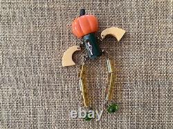 Vintage Bakelite Pumpkin Man Pin