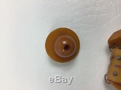 Vintage Bakelite US Soldier Pin NEEDS REPAIR