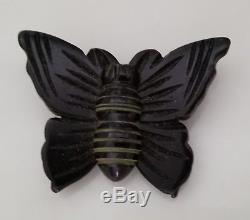 Vintage Collectible Bakelite Butterfly Pin Gorgeous