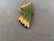 Vintage Hand Carved 3 Color Bakelite Butterfly Pin/brooch