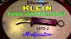 Vintage Klein 1570 3 Skinning Knife Modification
