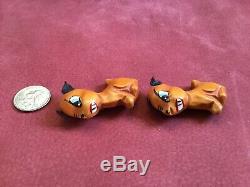 Vintage Martha Sleeper Angry Dogs Bakelite Pins