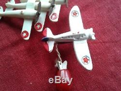 Vintage WWII Airplane Pins Brooch Bakelite Bomb Moving Props Sweetheart Jewelry