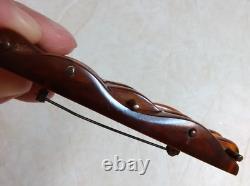Vintage bakelite 3 1/2 long pin / brooch