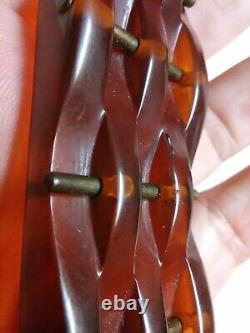 Vintage bakelite 3 1/2 long pin / brooch
