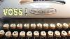 Voss Vintage Typewriter De Shelled Sticky Type Bars Keys Binding Troubleshooting And Repair