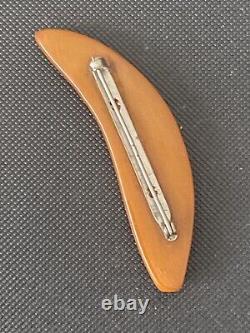 Vtg Bakelite Banana Pin C Clasp Simichrome Test Passed