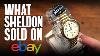 What Sheldon Sold On Ebay 11 Primitive Wooden Trencher Watches Military Pin Jewelry Glass Art
